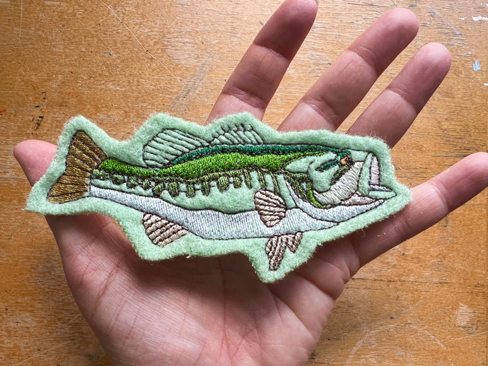 Embroidered Bass Patch