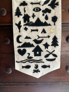 Embroidered Camp Banner: Lake Swannanoa