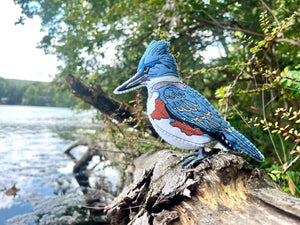 Embroidered Kingfisher