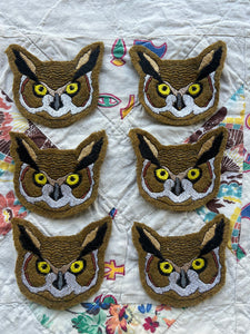 Embroidered Great Horned Owl Patch