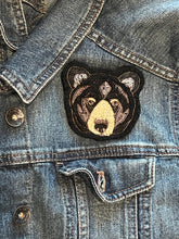 Black Bear Embroidered Patch