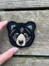 Black Bear Embroidered Patch