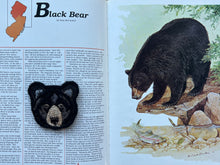 Black Bear Embroidered Patch