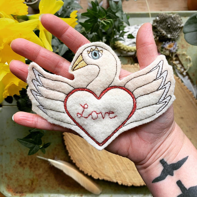 Embroidered Birds of Encouragement Patch