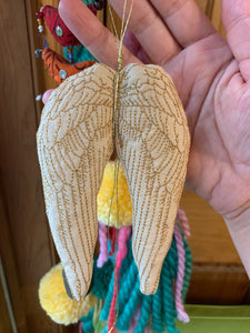 Embroidered Cotton Wings