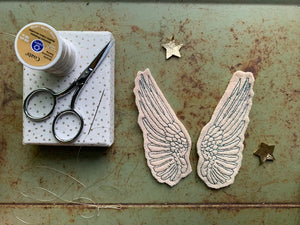 Embroidered Wing Patch Set