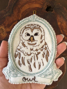 Embroidered Owl Guide