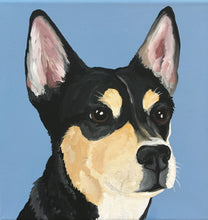12 x 12 Custom Dog Portrait