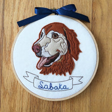 Custom Dog Portrait- Embroidery