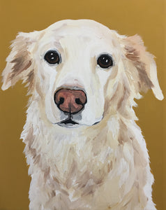 8 x 10 Custom Dog Portrait