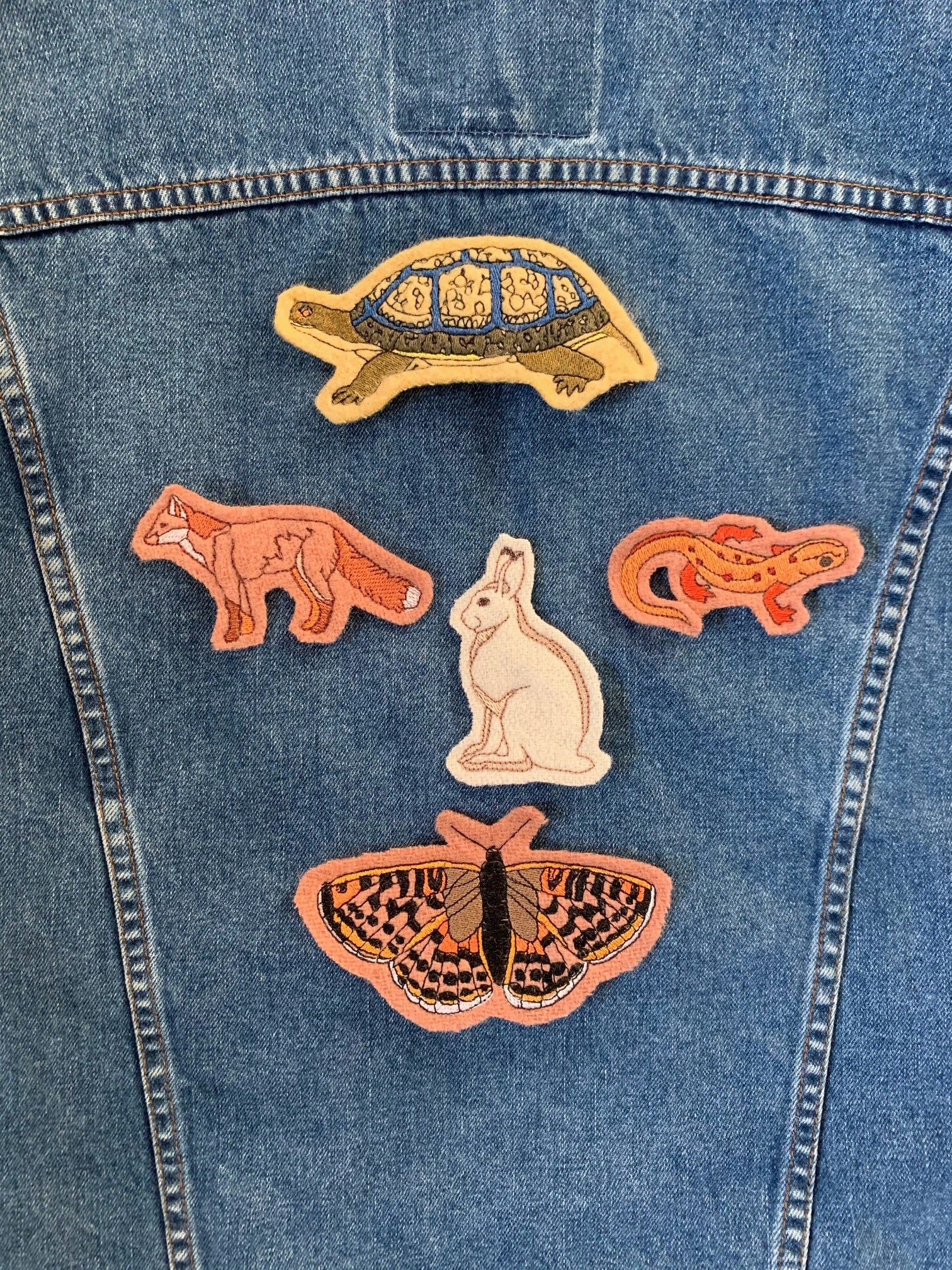 Embroidered Wool Turtle Patch – Treehouse Crafts LLC