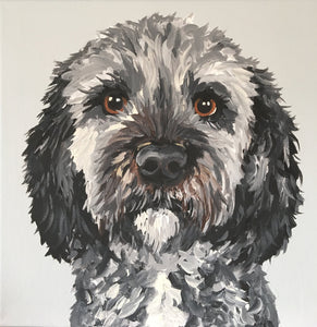 8 x 10 Custom Dog Portrait