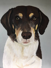 10 x 10 Custom Dog Portrait