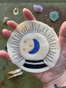 Embroidered Crystal Ball Patch