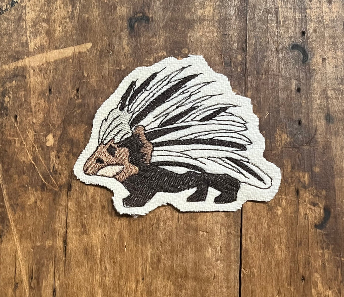 Porcupine Embroidered Patch