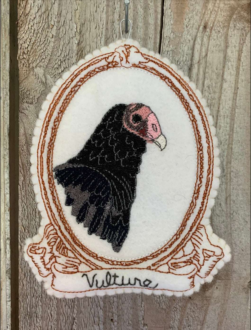 Embroidered Vulture Spirit Guide