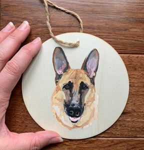 Custom Pet Portrait Ornament