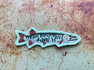 Musky Embroidered Patch