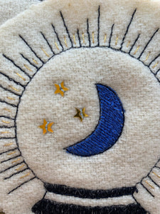 Embroidered Crystal Ball Patch