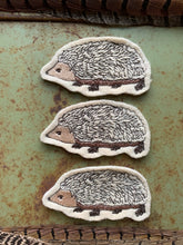 Embroidered Wool Hedgehog Patch